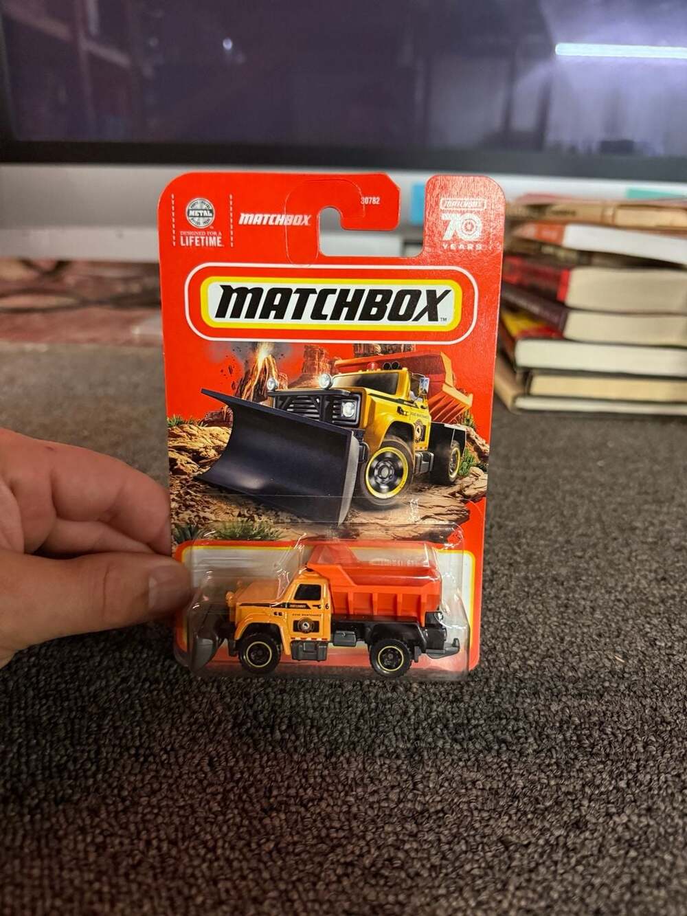 Matchbox Plow Master 6000 Yellow Road Maintenance Truck 64/100 Diecast